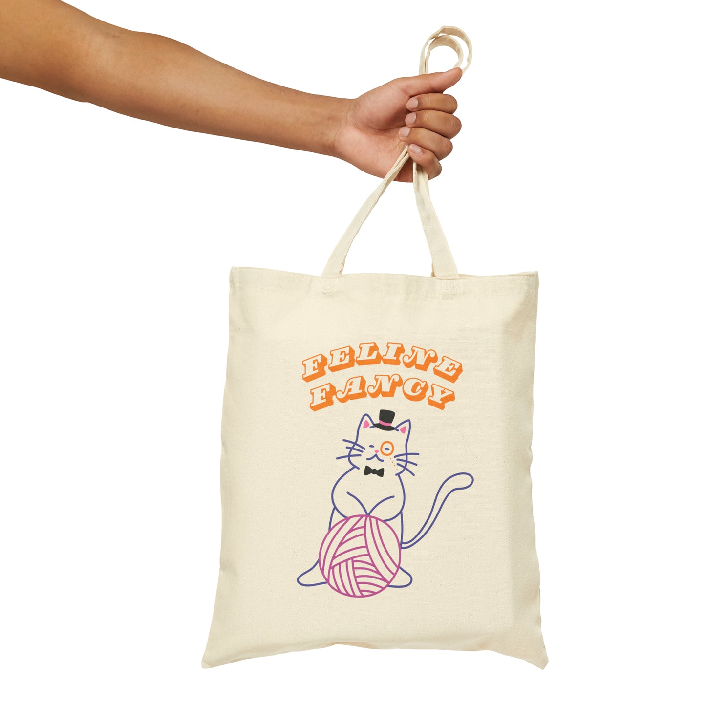 Feline Fancy Cat Tote Bag