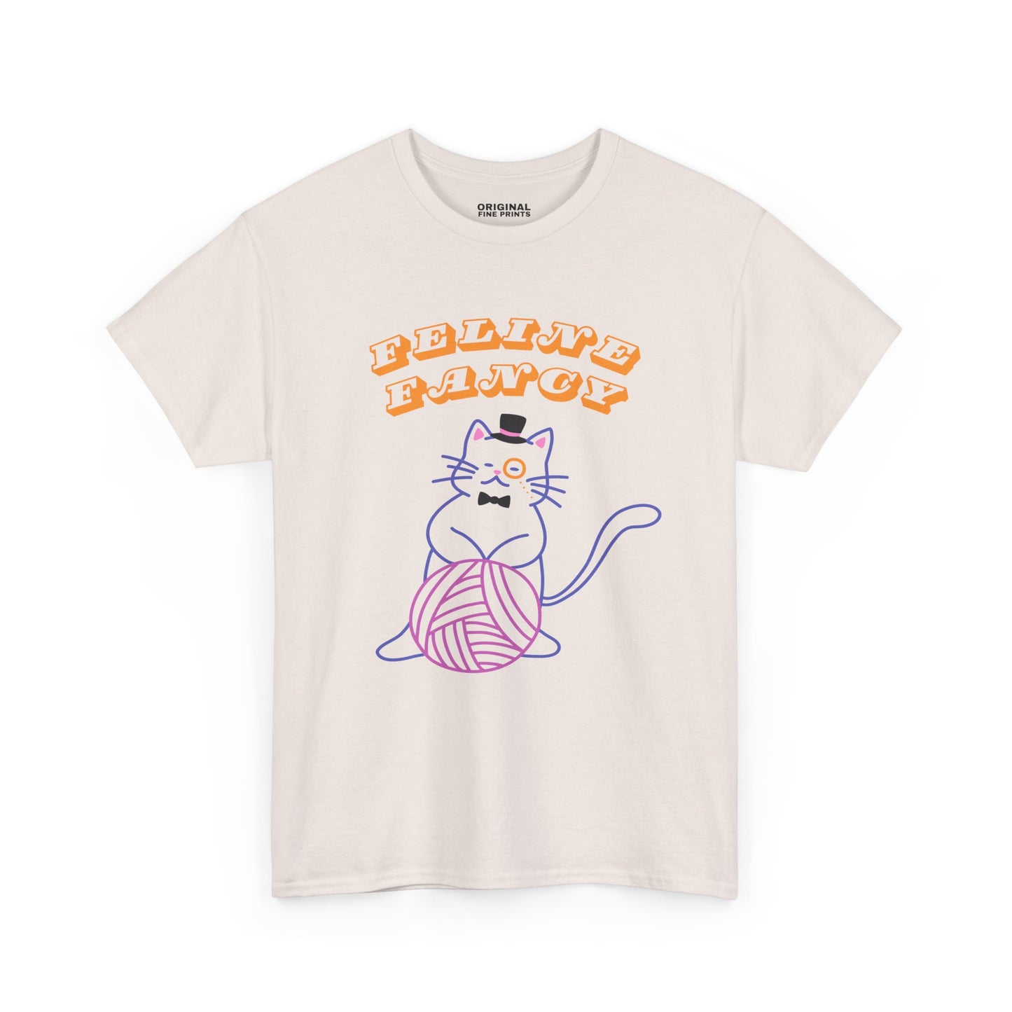 Feline Fancy Funny Cat Cotton T-Shirt