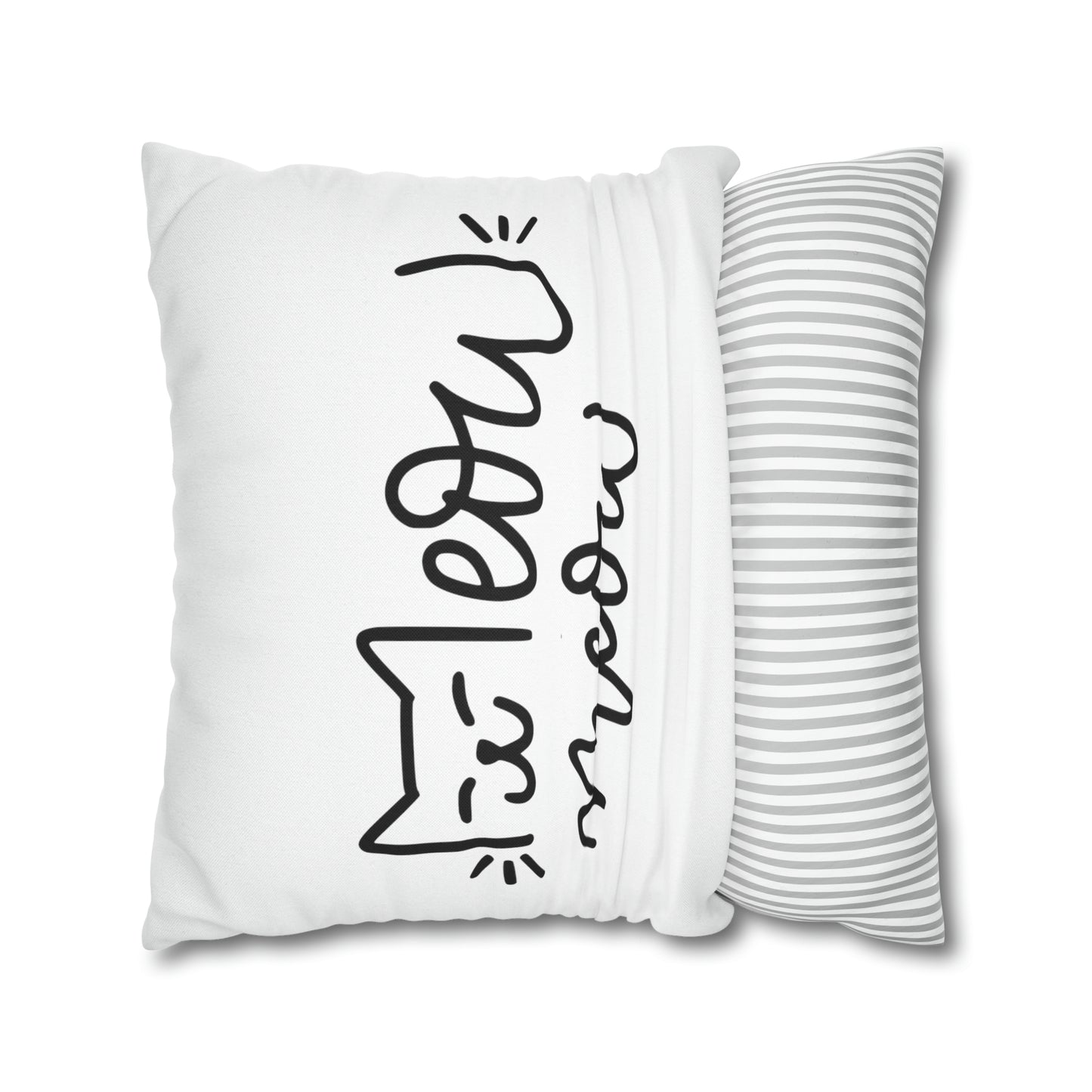 I Meow You Meow Meow Double-sided Polyester Square Pillowcase Gift For Cat Lovers