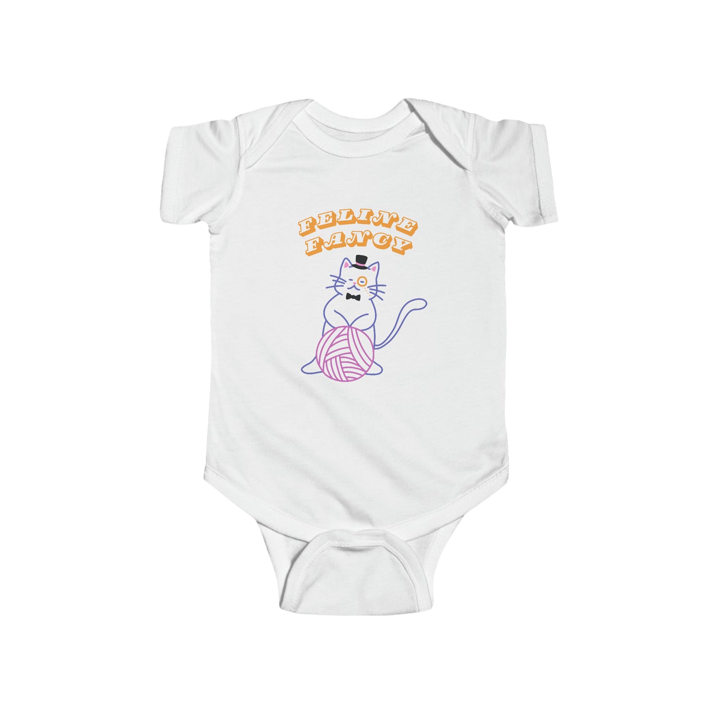 Feline Fine Cat Infant Jersey Bodysuit