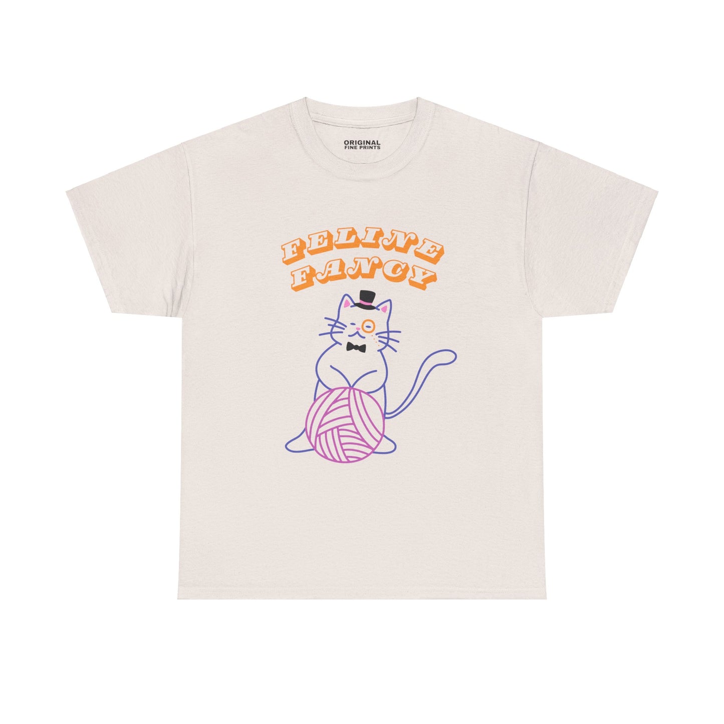 Feline Fancy Funny Cat Cotton T-Shirt