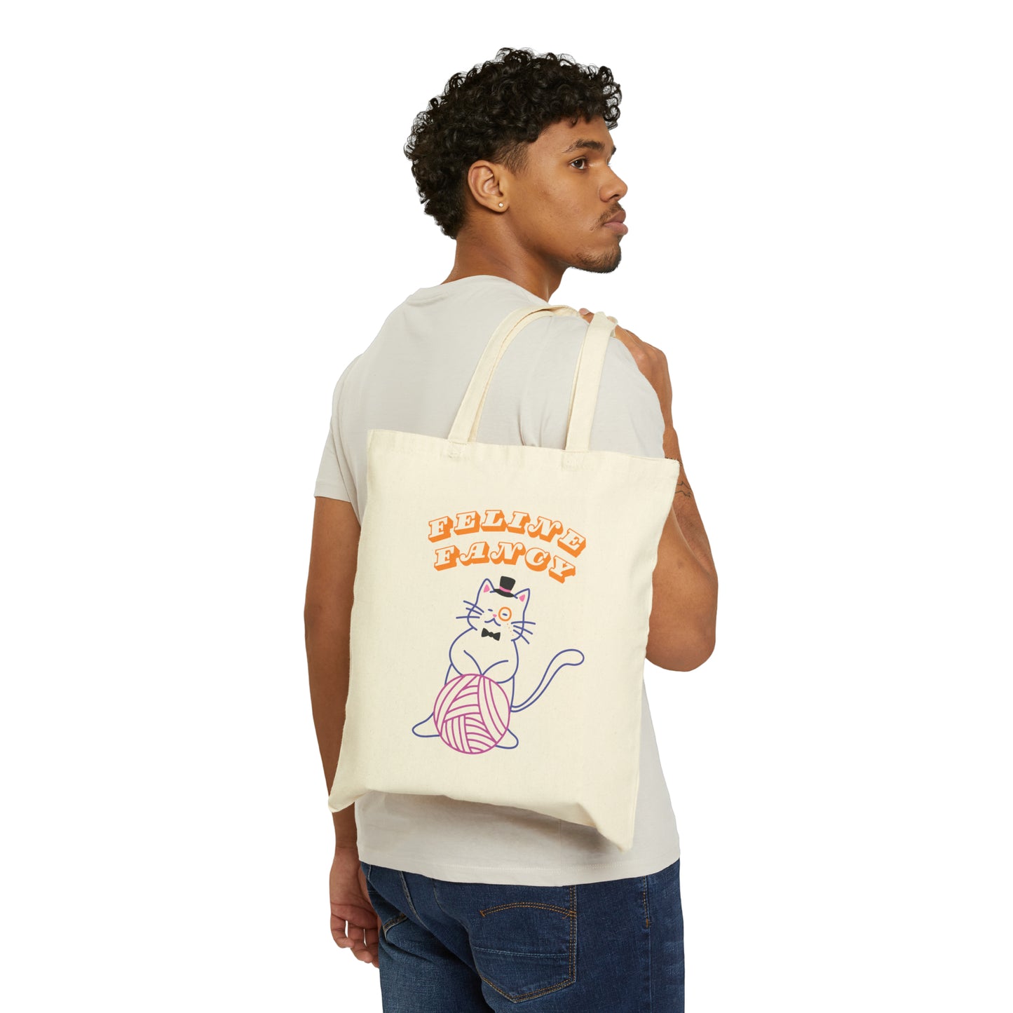 Feline Fancy Cat Tote Bag