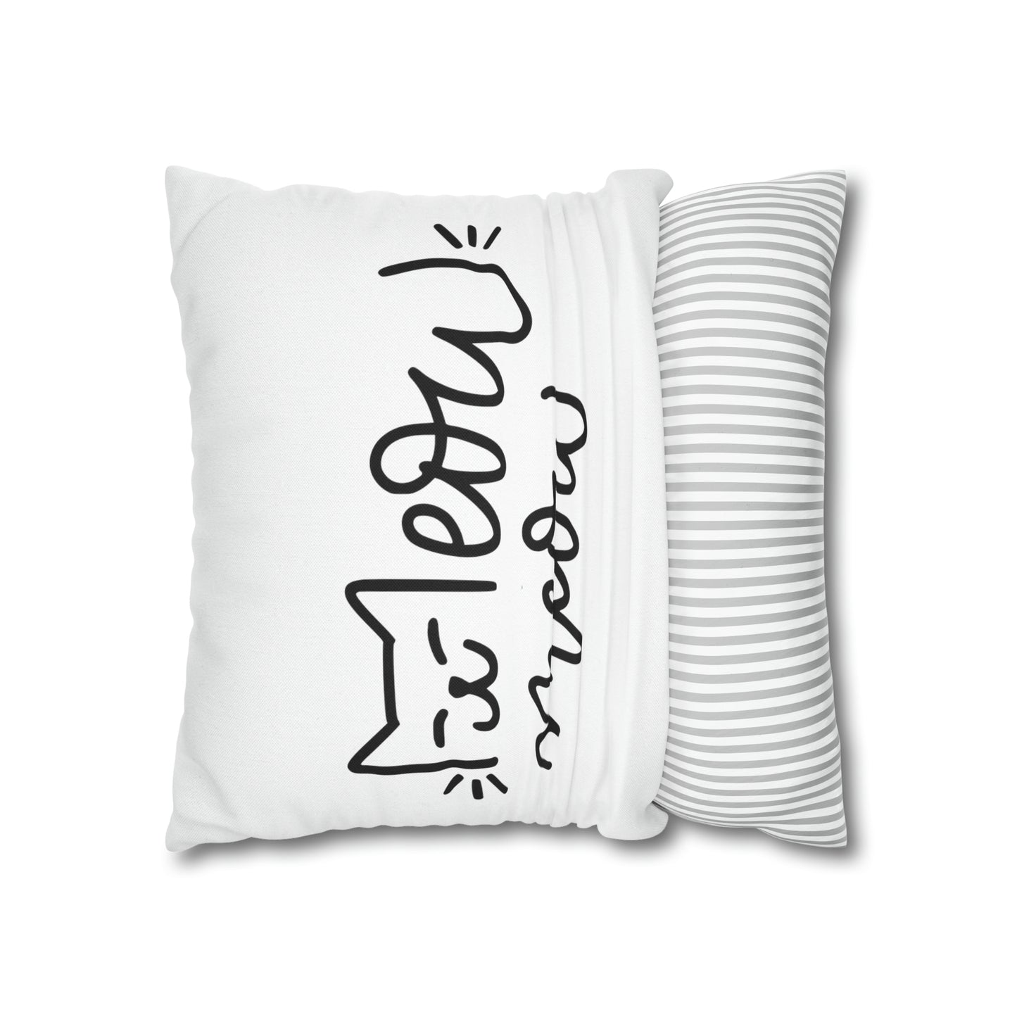 I Meow You Meow Meow Double-sided Polyester Square Pillowcase Gift For Cat Lovers