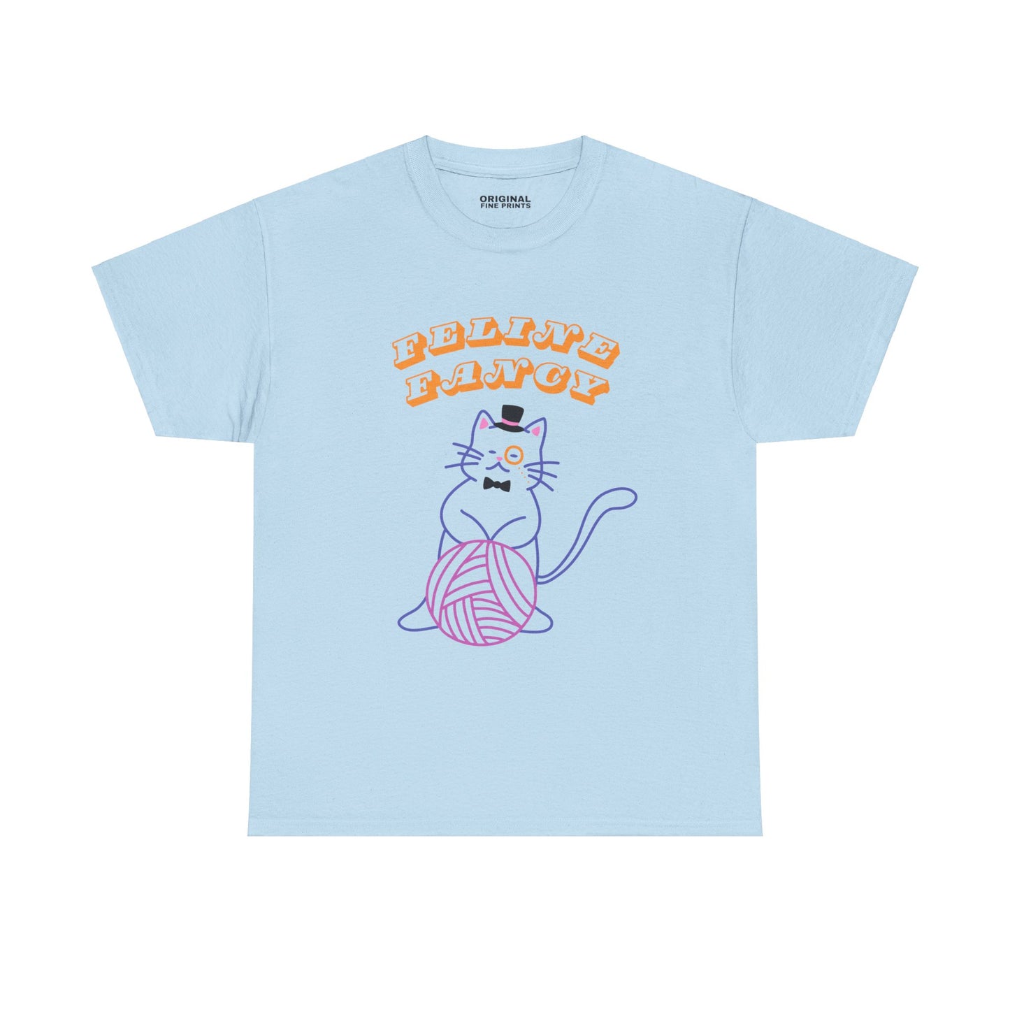 Feline Fancy Funny Cat Cotton T-Shirt