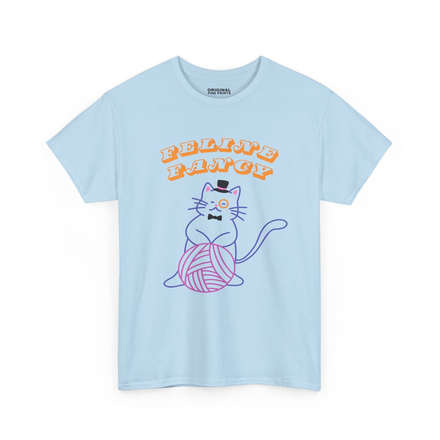 Feline Fancy Funny Cat Cotton T-Shirt