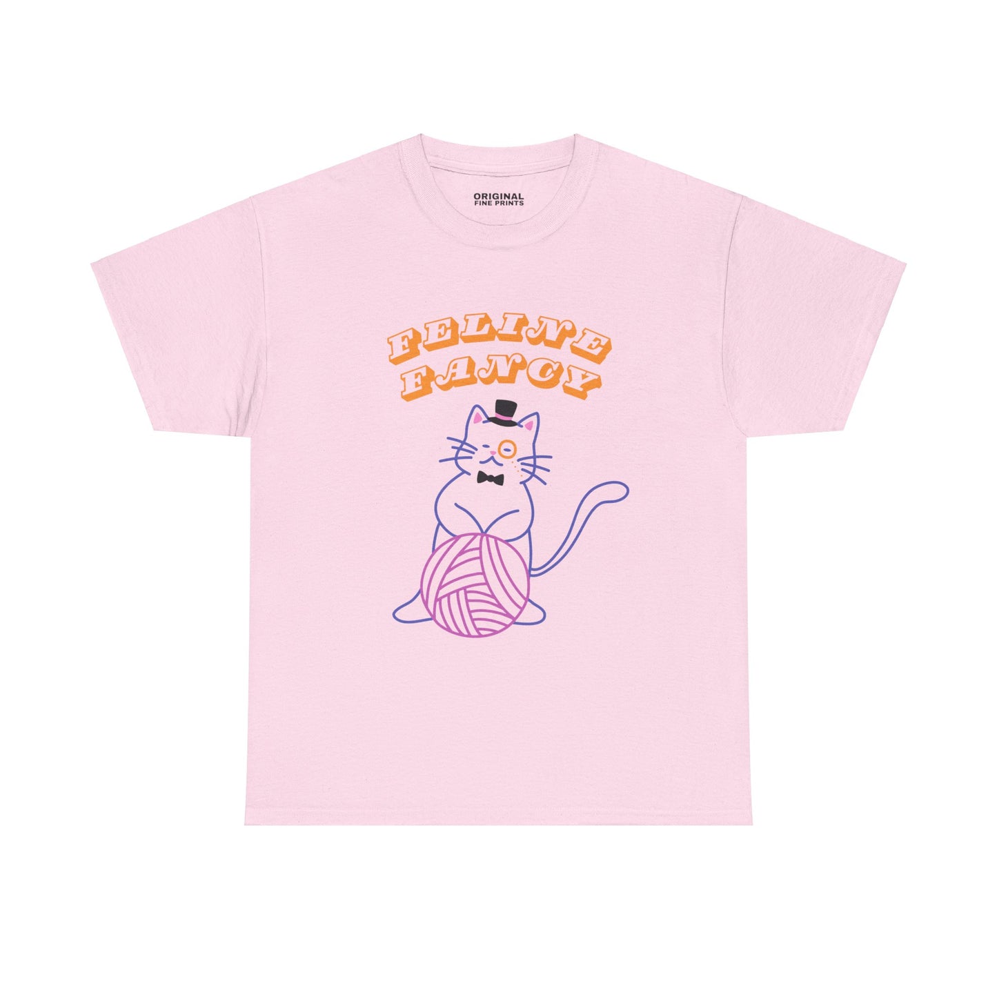 Feline Fancy Funny Cat Cotton T-Shirt